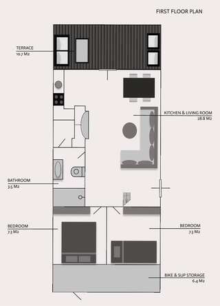 Дома для отпуска HARMONY Design and Vacation House Бигауньциемс Дом с 2 спальнями-14