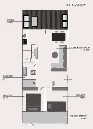 Дома для отпуска HARMONY Design and Vacation House Бигауньциемс Дом с 2 спальнями-27